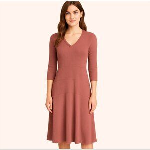 Soft Surroundings Molly Womens XS Maxi Dress Rosebud Pink Tiered Style 2CV18